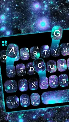 Galaxy 3D Keyboard Theme android App screenshot 2